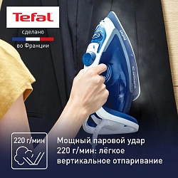 Утюг Tefal FV5735E0 2500Вт синий/белый