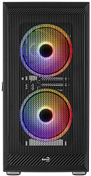Корпус Aerocool Graphite-G-BK-v2 черный без БП ATX 6x120mm 1x140mm 2xUSB3.0 audio bott PSU