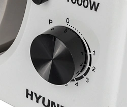 Миксер планетарный Hyundai HYM-S4451 1000Вт белый/черный