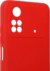 Чехол (клип-кейс) DF для Poco M4 Pro (4G) poOriginal-06 красный (POORIGINAL-06 (RED))