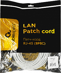 Патч-корд Premier PP6U-10M 10000Гбит/с UTP 4 пары cat.6 CCA molded 10м серый RJ-45 (m)-RJ-45 (m)