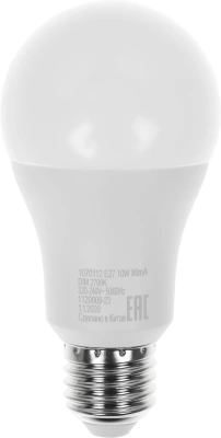 Умная лампа Gauss IoT Smart Home E27 10Вт 1055lm Wi-Fi (упак.:1шт) (1070112)