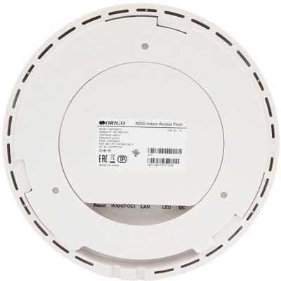 Точка доступа Origo OAP300FC (OAP300FC/A1A) N300 10/100BASE-TX белый