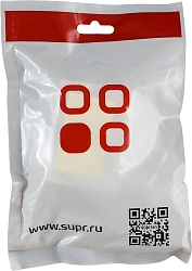 Розетка Suprlan 10-0354-1 наклад.RJ45 1 кат.5E FTP бел.