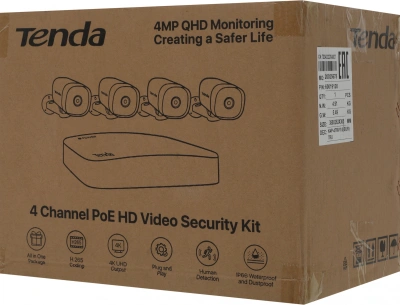 Комплект видеонаблюдения Tenda K4P-4TR