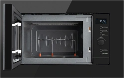 Микроволновая печь Weissgauff HMT-620 BG Grill 20л. 700Вт черный (встраиваемая)
