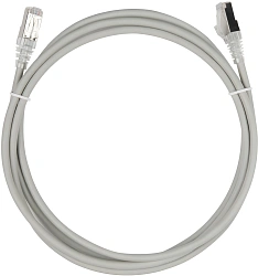Патч-корд WRline WR-PC-RJ45-FTP-5E-2-GY FTP RJ-45 вил.-вилка RJ-45 кат.5E 2м серый LSZH