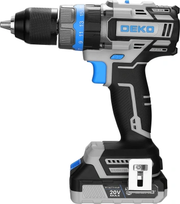 Дрель-шуруповерт Deko ZKCID20V аккум. патрон:быстрозажимной (кейс в комплекте) (084-1037)