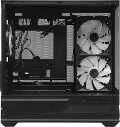 Корпус MSI MAG Pano M110R черный без БП mATX 6x120mm 2x140mm 2xUSB3.0 audio AirDuct bott PSU