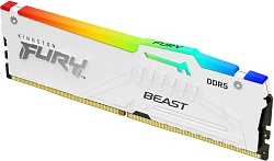 Память DDR5 16GB 6000MHz Kingston KF560C30BWEA-16 Fury Beast RGB RTL Gaming PC5-48000 CL30 DIMM 288-pin 1.4В kit single rank с радиатором Ret