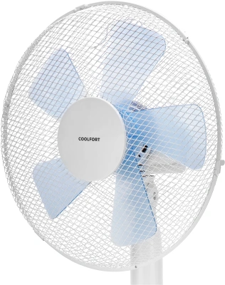 Вентилятор напольный Coolfort CF-2033 40Вт скоростей:3 ПДУ белый