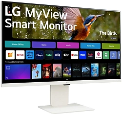 Монитор LG 31.5" MyView 32SR83U-W белый IPS LED 16:9 HDMI M/M матовая HAS 400cd 178гр/178гр 3840x2160 60Hz UHD USB 7.7кг