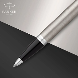 Ручка шариков. Parker IM Essential K319 (2143631) Brushed Metal CT M син. черн. подар.кор.
