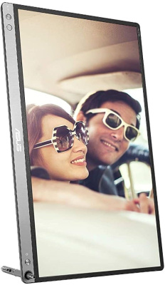 Монитор Asus 15.6" ZenScreen MB16AP темно-серый IPS LED 16:9 глянцевая 220cd 178гр/178гр 1920x1080 60Hz FHD USB 0.86кг