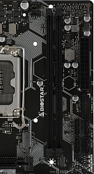 Материнская плата Biostar B760MX2-E Soc-1700 Intel B760 2xDDR5 mATX AC`97 8ch(7.1) 2.5Gg RAID+VGA+DVI+HDMI