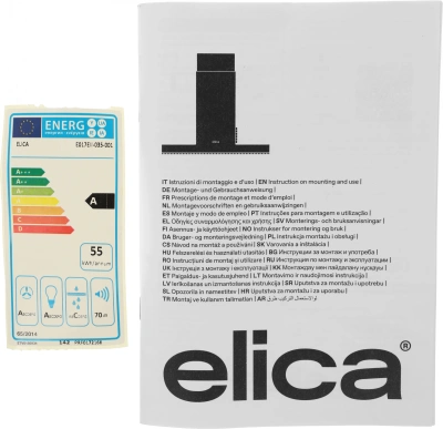 Вытяжка встраиваемая Elica Boxin LX/BL MAT/A/60 черный управление: поворотные переключатели (1 мотор)
