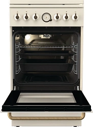 Плита Газовая Gorenje GGI5BCLI бежевый (металлическая крышка) реш.чугун