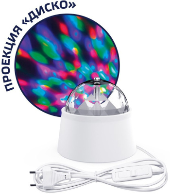 Ночник Gauss DIY0021 пластик белый