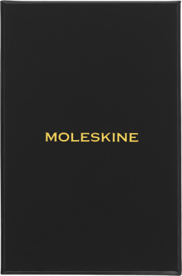 Блокнот Moleskine LIMITED EDITION PRESCIOUS & ETHICAL SHINE LEHSHINEMP012GOLD XS 65х105мм 160стр. нелинованный твердая обложка подар.кор. золотистый