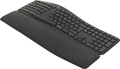 Клавиатура Logitech K860 черный USB беспроводная BT Multimedia Ergo (подставка для запястий) (920-010359)