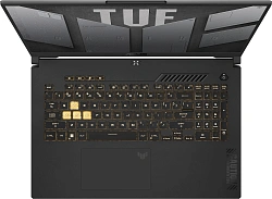Ноутбук Asus TUF Gaming F17 FX707VJB-HX100 Core 5 210H 16Gb SSD512Gb NVIDIA GeForce RTX 3050 6Gb 17.3" IPS FHD (1920x1080) без ОС grey WiFi BT Cam (90NR0MY5-M003R0)