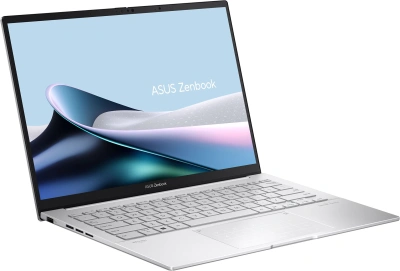 Ноутбук Asus Zenbook 14 OLED UX3405MA-QD988 Core Ultra 5 125H 16Gb SSD512Gb Intel Arc 14" OLED FHD+ (1920x1200) без ОС silver WiFi BT Cam Bag (90NB11R2-M01SN0)