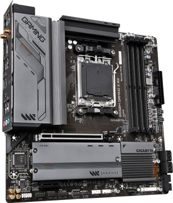 Материнская плата Gigabyte B650M GAMING X AX SocketAM5 AMD B650 4xDDR5 mATX AC`97 8ch(7.1) 2.5Gg RAID+HDMI+DP