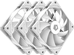 Вентилятор для корпуса ID-Cooling TF-12025 ARGB 120х120x25 белый 4-pin 31дБ (упак.:3шт) (TF-12025-ARGB-TRIO-SNOW) Ret