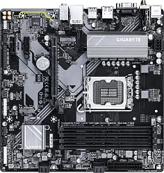 Материнская плата Gigabyte B760M D3HP WIFI6 Soc-1700 Intel B760 4xDDR5 mATX AC`97 8ch(7.1) GbLAN RAID+VGA+HDMI+DP