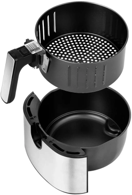 Аэрогриль Kitfort КТ-2221 1500Вт черный/серебристый