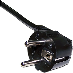 Шнур питания Lanmaster LAN-PP13/SHA-3.0-BK C13-Schuko проводник.:3x0.75мм2 3м 220В 10А черный