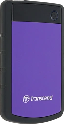 Жесткий диск Transcend USB3.0 1TB TS1TSJ25H3P StoreJet 25H3P (5400rpm) 2.5" фиолетовый