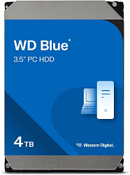 Жесткий диск WD SATA-III 4TB WD40EZZX Desktop Blue (5400rpm) 128Mb 3.5"