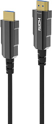 Кабель аудио-видео Digma HDMI 2.1 AOC HDMI (m)/HDMI (m) 70м. позолоч.конт. черный (HDMI-AOC2.1-70)