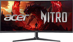 Монитор Acer 34" Nitro XZ340CURW0bmiiphx черный VA LED 1ms 21:9 HDMI M/M матовая HAS 250cd 3440x1440 240Hz FreeSync Premium DP Quad HD 2K (1440p)