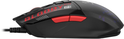 Мышь A4Tech Bloody W60 Max Mini черный/рисунок оптическая 12000dpi USB 9but
