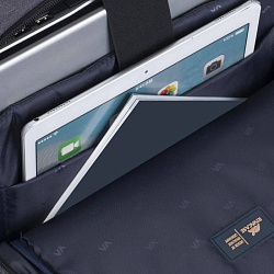 Рюкзак для ноутбука 15.6" Riva 7760 черный полиэстер (7760 BLACK)