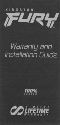Память DDR5 8GB 5200MHz Kingston KF552C36BBEA-8 Fury Beast Expo RGB RTL Gaming PC5-41600 CL36 DIMM 288-pin 1.25В kit single rank с радиатором Ret