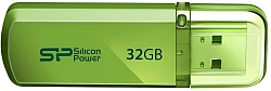 Флеш Диск Silicon Power 32Gb Helios 101 SP032GBUF2101V1N USB2.0 зеленый