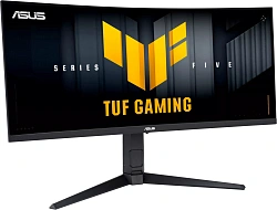 Монитор Asus 34" VG34WQL5A черный VA LED 21:9 HDMI M/M матовая HAS Piv 4000:1 400cd 178гр/178гр 3440x1440 200Hz FreeSync Premium DP 4K USB 8.7кг