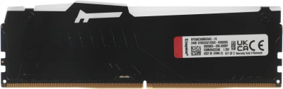 Память DDR5 2x8GB 5600MHz Kingston KF556C36BBEAK2-16 Fury Beast Black RGB RTL Gaming PC5-44800 CL36 DIMM 288-pin 1.25В kit single rank с радиатором Ret