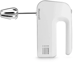 Миксер ручной Maxwell MW-1359 300Вт белый/серебристый