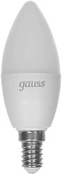 Лампа светодиодная Gauss 103101406 6Вт цок.:E14 свеча 220B св.свеч.RGB (упак.:1шт)