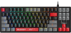 Клавиатура A4Tech S310N механическая черный/красный USB Multimedia for gamer