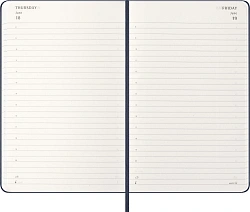 Ежедневник Moleskine CLASSIC Large 130х210мм 400стр. синий сапфир