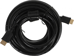Кабель аудио-видео Buro BU-HDMI-v1.4-10M-FF HDMI (m)/HDMI (m) 10м. феррит.кольца позолоч.конт. черный