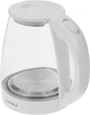 Чайник электрический Supra KES-1891 1.8л. 1500Вт белый корпус: стекло