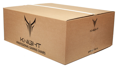 Кресло игровое Knight Neon черный/красный соты эко.кожа с подголов. крестов. металл