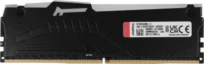 Память DDR5 8GB 5200MHz Kingston KF552C40BBA-8 Fury Beast RGB RTL Gaming PC5-41600 CL40 DIMM 288-pin 1.25В single rank с радиатором Ret