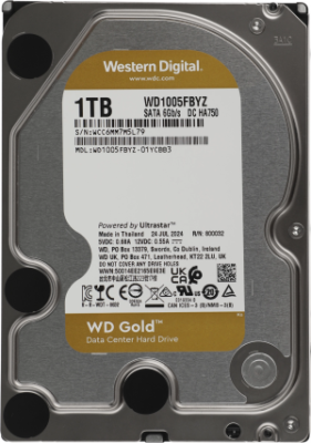 Жесткий диск WD SATA-III 1TB WD1005FBYZ Server Gold (7200rpm) 128Mb 3.5"